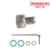 Tornillos autorroscantes M12 modificados con impuestos incluidos Acero inoxidable Tapón de drenaje de cárter de aceite Kit de reparación con junta tórica Tapón de drenaje