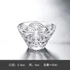 Taza Pequeña de Cristal para Cata Taza de Té Pequeña Cristal Transparente Japonés Taza de Té Kung Fu Taza para Beber Té Casera Copa de Vino Pequeña