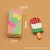 Mini artículos de simulación, helado, paleta, casa de muñecas, modelo, adornos, juguetes de casa de juego, supermercado en miniatura, bocadillos, juego