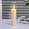 Lámpara de vela electrónica led cubierta de plástico cubierta de vidrio taza integrada buscar atmósfera romántica de boda lámpara de llama oscilante