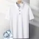 Modelo Principalmente Recomendado: Camisa Polo Sem Costura de Seda Gelada, Moda Quente de Verão 2024 Camisa Masculina de Manga Curta, Tamanhos M-5XL