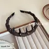 Diadema de Otoño con Puntos y Dientes de Ola para Mujer, Nueva Diadema de Moda para Lavarse la Cara con Alta Presión en la Corona, Accesorio para el Cabello Antideslizante