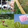 Clavos de suelo en forma de U, Clavos para césped, Clavos de suelo para tela a prueba de malezas, Clavos arqueados de acero inoxidable, Tela para suelo de jardinería, Clavos en forma de U para película de acolchado