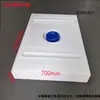 Tanque de agua de plástico para coche PE, cubo plano rectangular horizontal para coche, almacenamiento exterior de agua, gran capacidad, grueso, secado