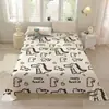 Sábana de algodón lavado de una sola pieza para cama de verano, dormitorio de estudiante, funda de edredón Clase A, tela de sábana de cama individual y doble de verano, sábana para kang de cuatro estaciones