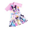 Vestido de Baño de Verano para Niñas, Una Pieza, Estampado de Dibujos Animados, Estilo Princesa, Traje de Baño de Secado Rápido para Niñas en Tallas Grande, Mediana y Pequeña