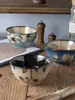 Cuenco de Arroz Cerámico de Alta Apariencia, Vajilla Cerámica para el Hogar, Pequeño Cuenco Creativo Pintado a Mano, Color Bajo Esmalte Personalizado para Postre