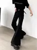 Suministro Exclusivo Transfronterizo de Pantalones Negros para Hombre de Lentejuelas Finas de Brillo de Nicho con un Efecto de Caída de Alta Gama, Pierna Recta y Ligeramente Acampanada