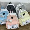 Mochila fofa estilo coreano para meninas, adequada para estudantes do ensino fundamental II e médio, mochila de náilon transfronteiriça de grande capacidade
