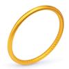 Pulsera Sutra del Corazón de Oro Arenoso Galvanizado al Vacío Pared Interior Sutra del Corazón Poromi Herencia Método Antiguo Círculo Liso Pulsera de Veces
