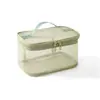 Bolsa de cosméticos de malla gran capacidad bolsa de almacenamiento de maquillaje artículos de tocador bolsa de almacenamiento de viaje portátil logo impreso