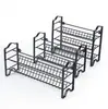 Estante de Especias de Cocina Montado en Pared Transfronterizo Gabinete Organizador de Almacenamiento Estilo Hierro Plano Escritorio Tres Niveles Estante para Condimentos Venta al por Mayor