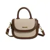 Moda Transfronteriza 2026 Europeo y Americano Nuevo de Moda Versátil Bolso de Mano Bolso de Hombro Cruzado Elegante Simple Bloque de Color Bolso tipo Silla