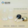 Onda 10ml Vidrio Transparente Tubo de Brillo Labial Mini Muestra Maquillaje Tubo de Lápiz Labial Tubo Vacío Material de Empaque de Alta Gama Cáscara Vacía