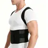 Corrector de postura cómodo y transpirable, corsé lumbar ajustable para corregir la postura encorvada, con una cintura más ancha para un soporte lumbar mejorado