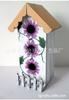 Casa de Pájaros de Madera Habitación para Pájaros Habitación para Pájaros Pequeños Nido de Pájaros de Madera Comedero para Pájaros de Madera Habitación para Pájaros Decorativa para Exterior