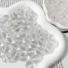 Cuentas Redondas de Cristal Blanco Natural Grado 7A, Cuentas Sueltas, Productos Semi-Terminados, Materiales para Joyería de Pulseras Hechas a Mano DIY
