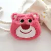 Peluche de Dibujos Animados Oso Fresa Sello para el Cabello Banda para el Cabello Accesorios para la Cabeza Accesorios DIY Broche Decoración Ropa Bolsa Regalo de Acompañamiento