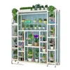 Novo Suporte de Flores de Jardim de Ferro Multicamadas para Interior Casa Varanda Sala de Estar Anti-corrosão Suporte para Vasos de Flores Suporte de Flores