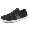 Zapatos de Punta Ancha, Zapatos Descalzos de Suela Blanda, Zapatos Deportivos Fitness para Levantamiento de Pesas Sueltos y Cómodos, Transpirables Antideslizantes Casuales de Tejido Volador, Ligeros