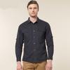 Camisa casual de negocios nueva de primavera y otoño para hombre, camisa de manga larga, ropa de trabajo militar, lavada, talla grande
