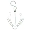 Estante creativo a prueba de viento con doble gancho para secar zapatos para balcón, perchero multiusos para colgar zapatos, tendedero de zapatos, estante de almacenamiento