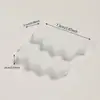 Separador de Dedos Protetor Adequado para Joanete Yoga Gel Silicone Dedos em Martelo Corretor para Mulheres Homens Alinhadores Sobrepostos 1 Par