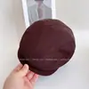 Gorra Plana Sencilla y Elegante Estilo Japonés de Lino Sintético para Mujer, Gorra de Tela Transpirable para Primavera y Verano, Gorra de Moda Versátil de Color Sólido, Gorra de Béisbol Estilo Harajuku