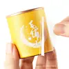 Etiqueta de Cristal Calcomanía de Transferencia UV, Etiqueta de Marca Registrada, Película Desprendible con Palabras para Botella de Vino Lata de Té, Calcomanía de Transferencia, Vaso de Agua, Manual