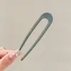 Grampo de Cabelo de Pérola em Forma de U Ferramenta Moderna para Penteado de Coque Despojado Grampo Diário Acessório de Cabelo de Luxo Estilo Coreano Feminino