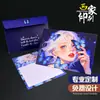 Sobre de dibujos animados anime Xijia con logo personalizado estampado en caliente sobre papel kraft y papel para cartas hecho a medida con impresión de alta gama