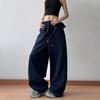 Pantalones Casuales Versátiles para Relajarse para Mujer Estilo Nuevo Primavera 2025 Pantalones de Chándal Falda Pantalones Casuales Pantalones Deportivos de Pierna Recta