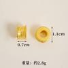 Accesorios de Oro de Arena Vietnamita, Cadena DIY Hecha a Mano Pixiu de Larga Duración Sin Decoloración, Hilo para Joyería Antigua, Cuentas Sueltas, Colgante Pequeño de Lingote