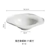 Sombrero de Paja con Flores de Fábrica Plato Cuenco de Sopa Cerámico Alto Valor de Color Irregular Cuenco Salah Cuenco de Postre Vajilla de Hotel Cuenco para Platos Fríos