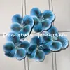 Cabeça de Flor de Orquídea Phalaenopsis Artificial, Textura de Película Impressa em 3D, Buquê Exquisito para Decoração de Casamento e Lembrança
