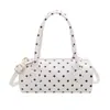 Bolso Bolso Tote Pequeño Mujer 2026 Nuevo Estilo Lunares Nicho Bolso Almohada Simple Versátil Viaje Diario Bolso de Hombro Cruzado