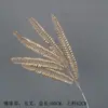 Flores Artificiales Doradas, Arreglo Floral de Cubeta de Bendición de Año Nuevo, Material Floral para Salón de Bodas de Eucalipto y Frutos de Acebo, Adornos Chinos