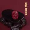 Atacado Alto Teor Mineral Cru Natural Cinábrio Santo Padroeiro Natal Buda Pulseira Acessórios Areia Dourada Roxa Zodíaco Pingente Joia