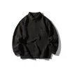 Moda Nueva Otoño e Invierno 2025 Versátil Casual para Hombre Holgado Color Sólido Superior Marca de Tendencia Sudadera con Cuello de Solapa Control de Precio 105