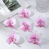 Pinza para el Cabello de Orquídea Mariposa Impresa en 3D Tocado Souvenir Caja de Regalo DIY Caja de Dulces Decoración de Boda Flores