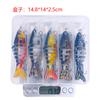 Cebo Luya caliente 12cm Equipo de pesca Luya cebo multi-sección pez Hengjia cebo falso sumergible señuelos cebo Mino