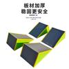 Equipamento de treinamento de parkour para jardim de infância Aptidão física infantil Tanque de treinamento de obstáculos para parkour infantil Conjunto de nove peças para píer parkour