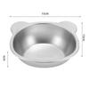 Tazón con Forma de Oso de Acero Inoxidable, Tazón de Dibujos Animados Anti-Caídas para Bebé, Ecológico e Higiénico, Tazón de Alimentación para Niños, Stock Listo del Fabricante