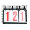 Placar Portátil de Jogo de Basquete, Placar de Virar Página para Futebol, Vôlei, Tênis de Mesa, Placar de Contagem de Pontos para Bilhar