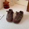 Novos Tênis Esportivos Infantis Outono/Inverno Estilo Coreano Tênis Forrest Gump Solado Macio Antiderrapante Estilo Little Coco Moda Feminina Versátil Calçados Individuais