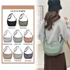 Nova Bolsa Pequena Simples 2025, Moderna, Leve, Bolsa Transversal à Prova d'Água, Bolsa de Ombro de Tecido de Nylon, Bolsa Versátil Casual Formato Bolinho