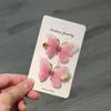 Pinza para el pelo 3D con pedrería degradado de mariposa 2026 para niñas, pinza lateral que no daña, accesorio para el pelo estilo princesa china para cabello suelto