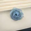 Acessórios Florais com Estilo Europeu e Americano, Tecido com Botões de Rosa 3D, Acessórios de Chapéu e Sapato de Moda Artesanal DIY Levemente Luxuosos