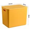 Caja de Almacenamiento de Plástico con Tapa Caja para Guardar Ropa Interior Calcetines en el Armario Contenedor para Guardar Bloques de Construcción de Juguete Cesta para Guardar Bocadillos Libros Ilustrados