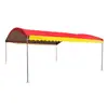 Carpa de Bodega para Bodas Roja y Blanca Carpa Móvil para Bodas Carpa Móvil para Vino al Aire Libre Cabaña Móvil para Bodas Techo de Carpa para Bodas Personalizado